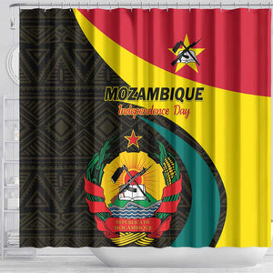 Mozambique Independence Day Shower Curtain Muzambhiki 1975 Anniversary