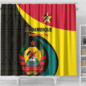 Mozambique Independence Day Shower Curtain Muzambhiki 1975 Anniversary