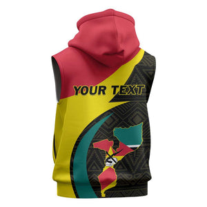 Mozambique Independence Day Sleeveless Hoodie Muzambhiki 1975 Anniversary - African Pride
