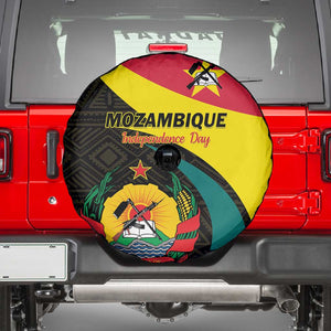 Mozambique Independence Day Spare Tire Cover Muzambhiki 1975 Anniversary