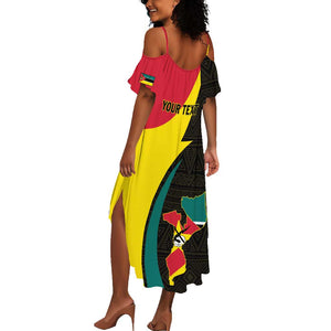 Mozambique Independence Day Summer Maxi Dress Muzambhiki 1975 Anniversary