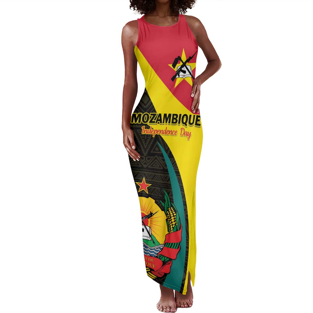 Mozambique Independence Day Tank Maxi Dress Muzambhiki 1975 Anniversary