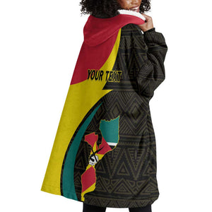 Mozambique Independence Day Wearable Blanket Hoodie Muzambhiki 1975 Anniversary