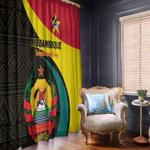 Mozambique Independence Day Window Curtain Muzambhiki 1975 Anniversary