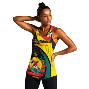 Mozambique Independence Day Women Racerback Tank Muzambhiki 1975 Anniversary