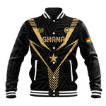 Custom Football 2026 Ghana Baseball Jacket Black Stars Rise