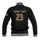 Custom Football 2026 Ghana Baseball Jacket Black Stars Rise