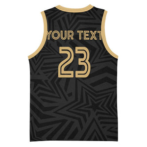 Custom Football 2026 Ghana Basketball Jersey Black Stars Rise