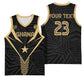Custom Football 2026 Ghana Basketball Jersey Black Stars Rise