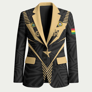 Custom Football 2026 Ghana Blazer Black Stars Rise
