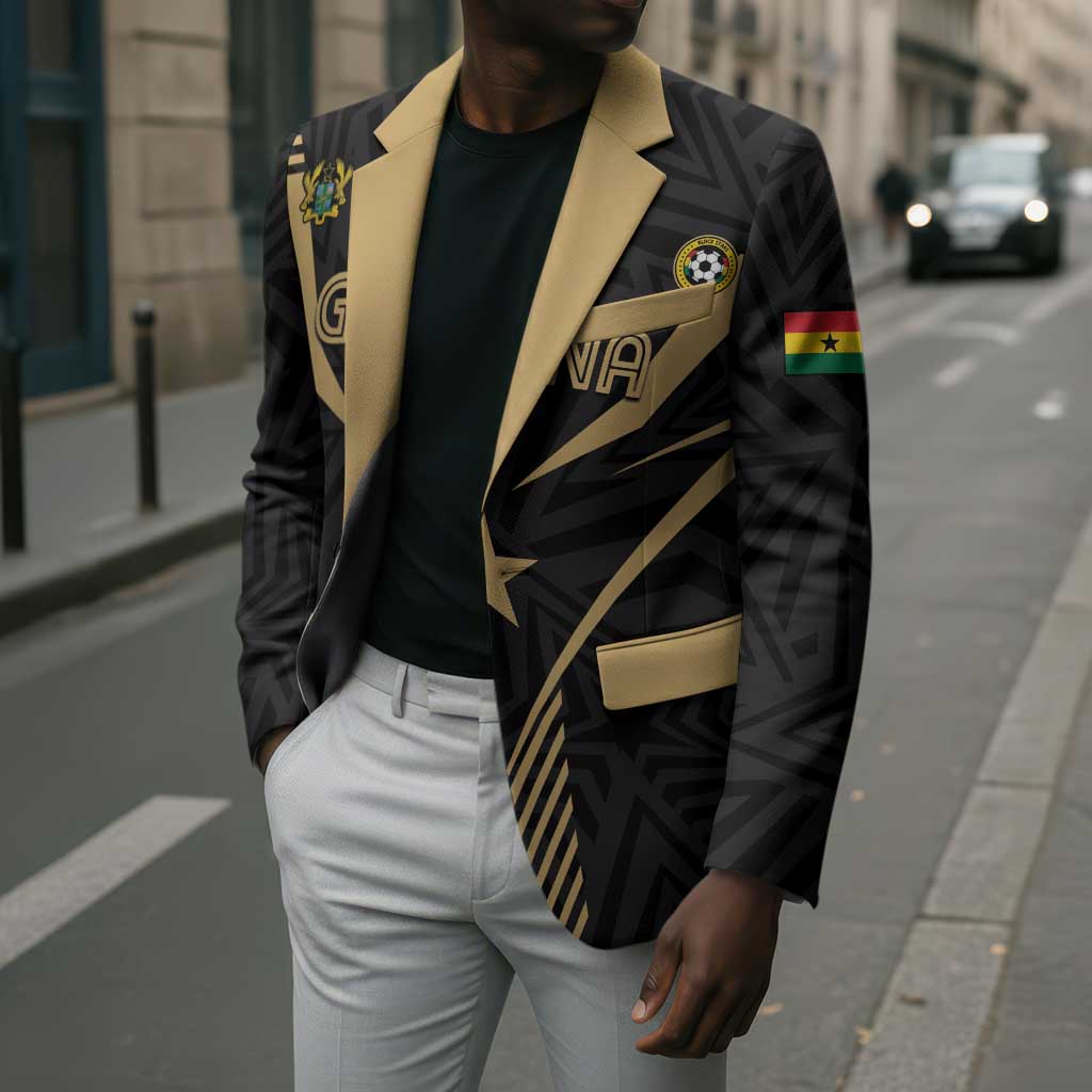 Custom Football 2026 Ghana Blazer Black Stars Rise