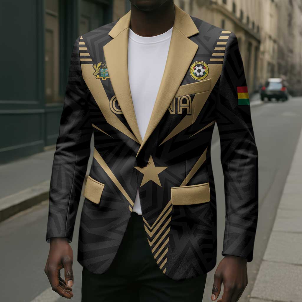 Custom Football 2026 Ghana Blazer Black Stars Rise