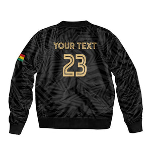 Custom Football 2026 Ghana Bomber Jacket Black Stars Rise