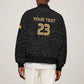 Custom Football 2026 Ghana Bomber Jacket Black Stars Rise