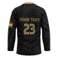 Custom Football 2026 Ghana Hockey Jersey Black Stars Rise