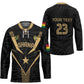 Custom Football 2026 Ghana Hockey Jersey Black Stars Rise
