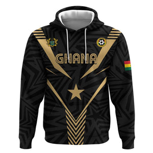 Custom Football 2026 Ghana Hoodie Black Stars Rise