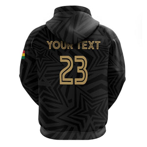 Custom Football 2026 Ghana Hoodie Black Stars Rise