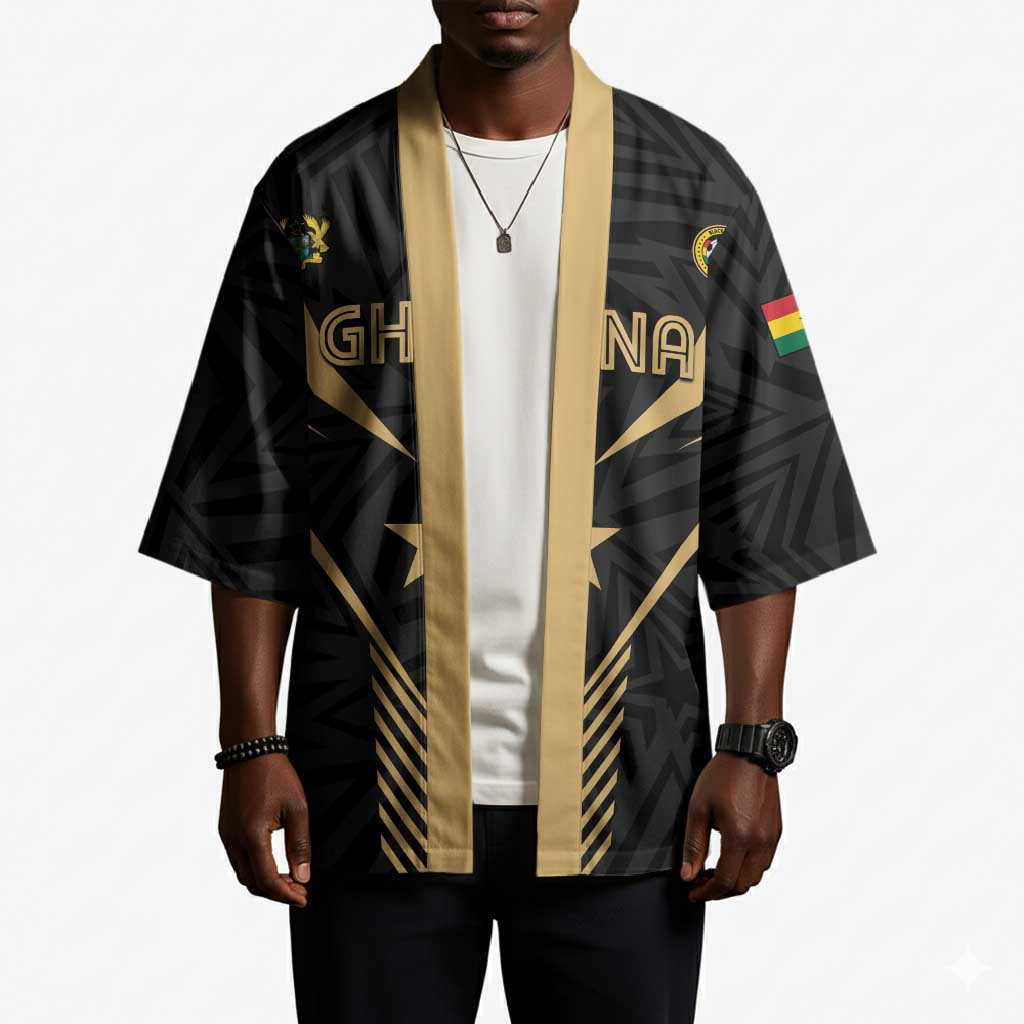 Custom Football 2026 Ghana Kimono Black Stars Rise