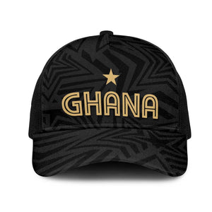 Football 2026 Ghana Mesh Trucker Cap Black Stars Rise