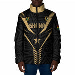 Custom Football 2026 Ghana Padded Jacket Black Stars Rise