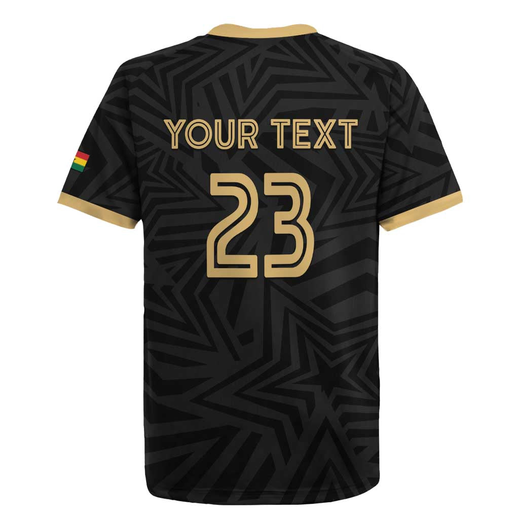 Custom Football 2026 Ghana Rugby Jersey Black Stars Rise