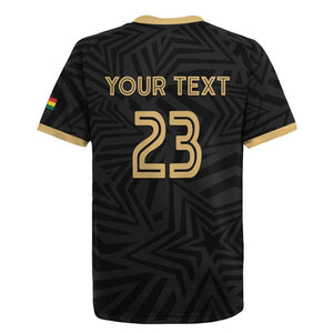 Custom Football 2026 Ghana Rugby Jersey Black Stars Rise