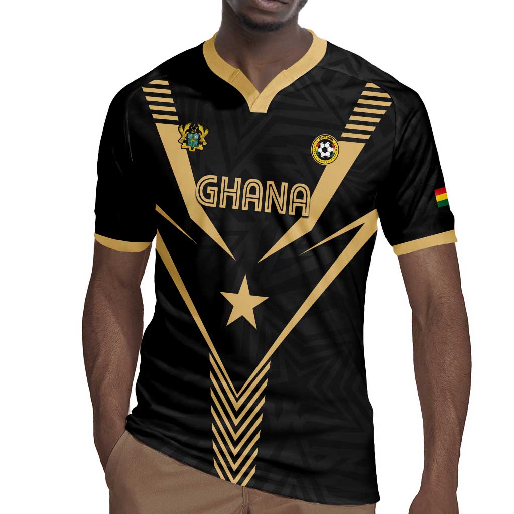 Custom Football 2026 Ghana Rugby Jersey Black Stars Rise