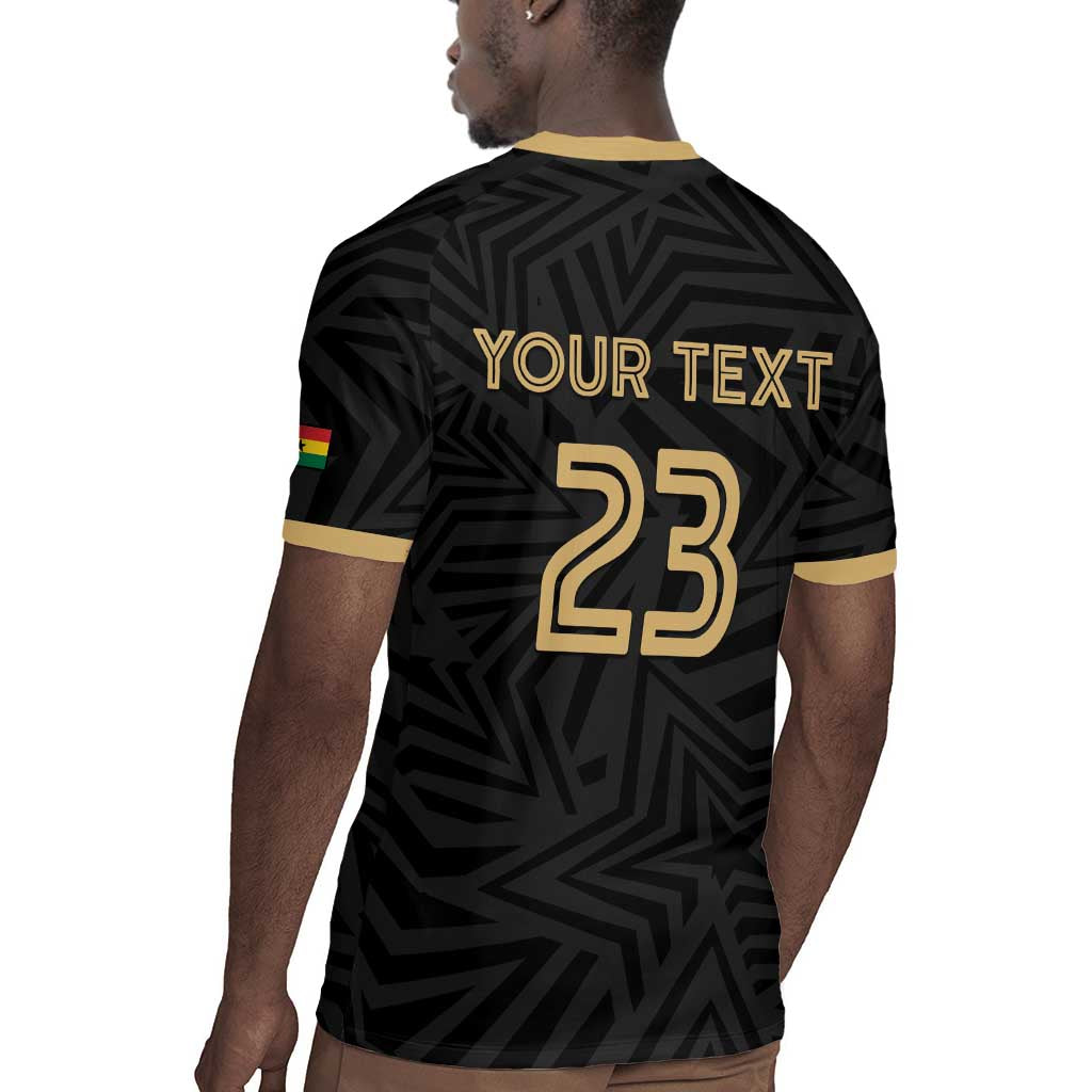 Custom Football 2026 Ghana Rugby Jersey Black Stars Rise