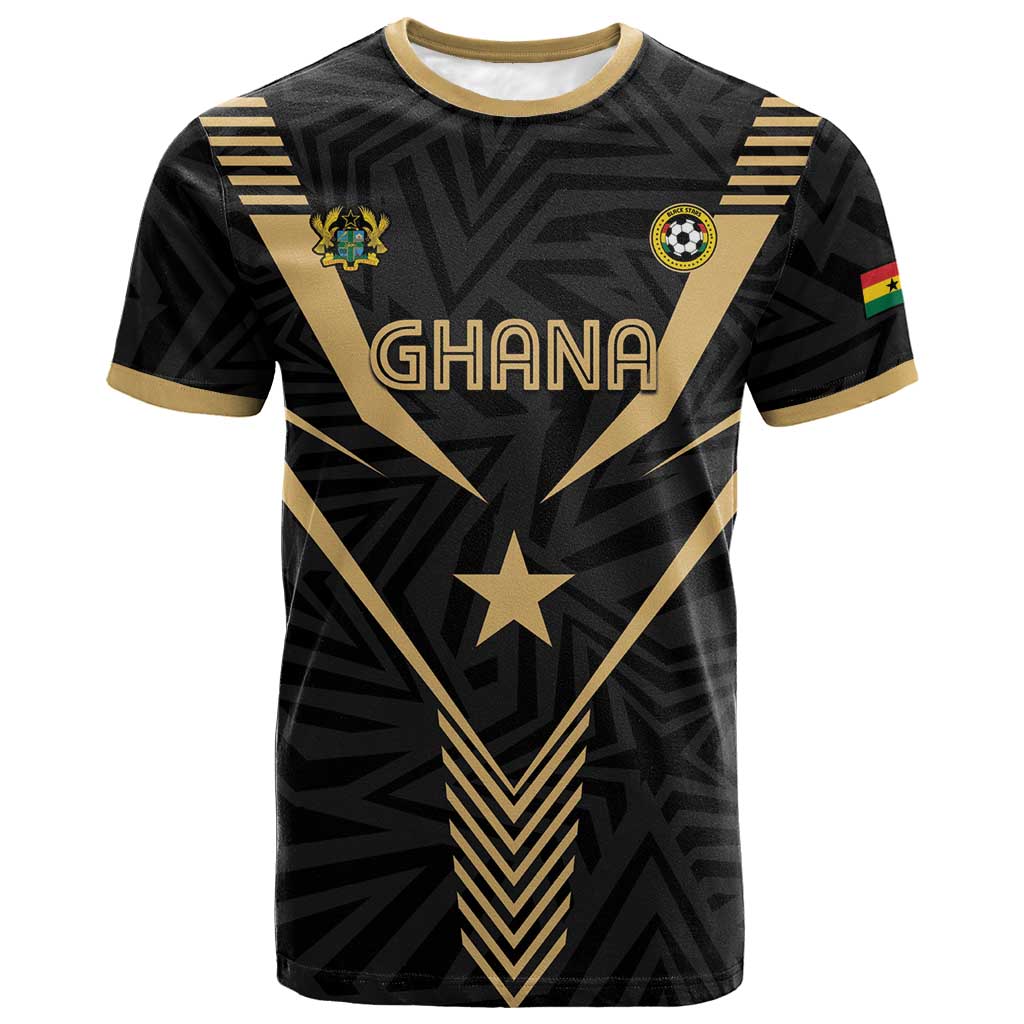 Custom Football 2026 Ghana T shirt Black Stars Rise