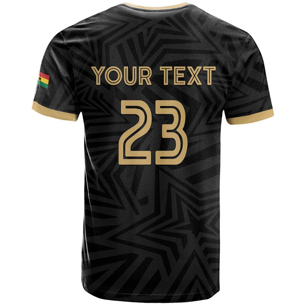 Custom Football 2026 Ghana T shirt Black Stars Rise