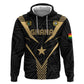 Custom Football 2026 Ghana Zip Hoodie Black Stars Rise