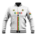 Custom Football 2026 Ghana Baseball Jacket Black Stars Go Glory