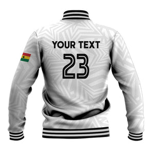 Custom Football 2026 Ghana Baseball Jacket Black Stars Go Glory
