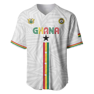 Custom Football 2026 Ghana Baseball Jersey Black Stars Go Glory