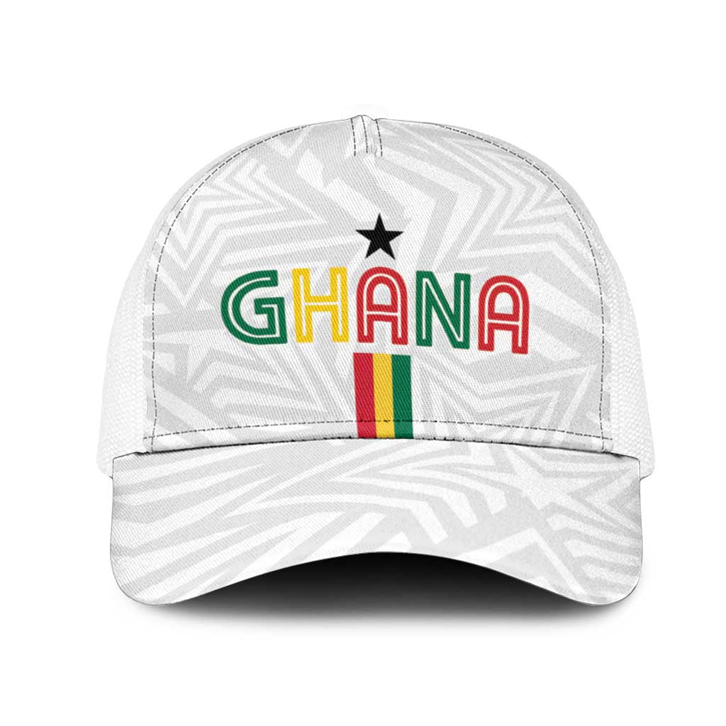 Football 2026 Ghana Baseball Net Cap Black Stars Go Glory