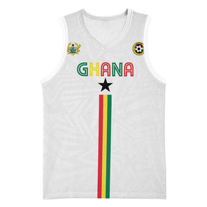 Custom Football 2026 Ghana Basketball Jersey Black Stars Go Glory