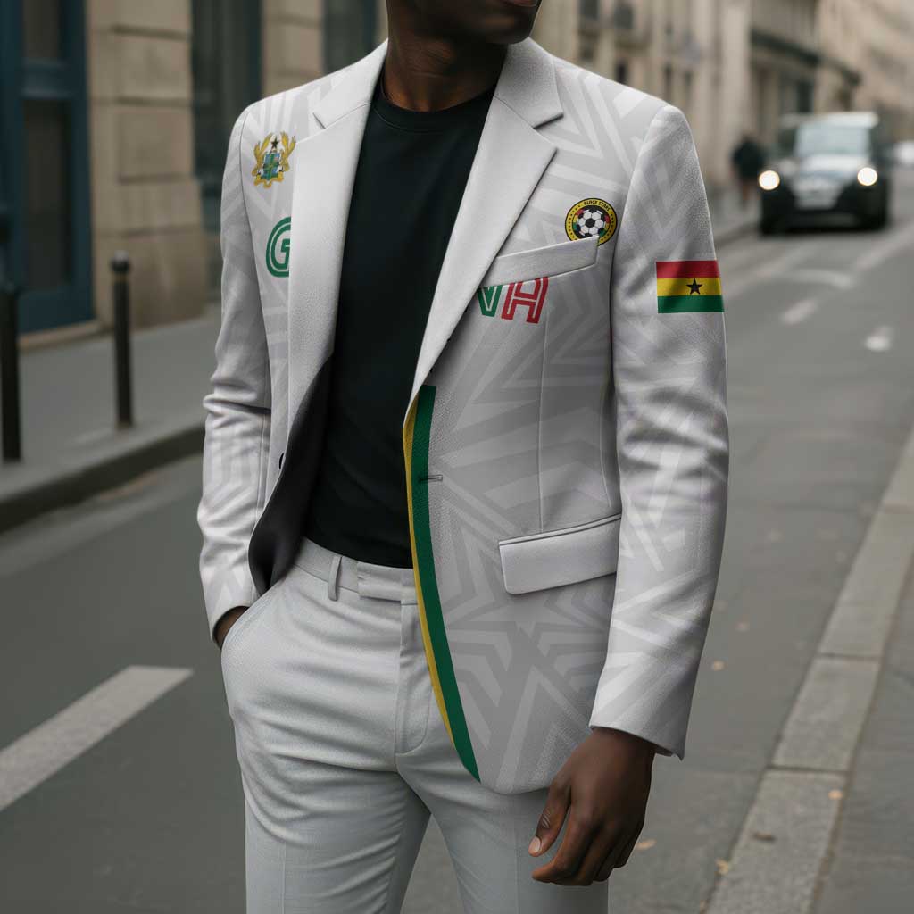 Custom Football 2026 Ghana Blazer Black Stars Go Glory