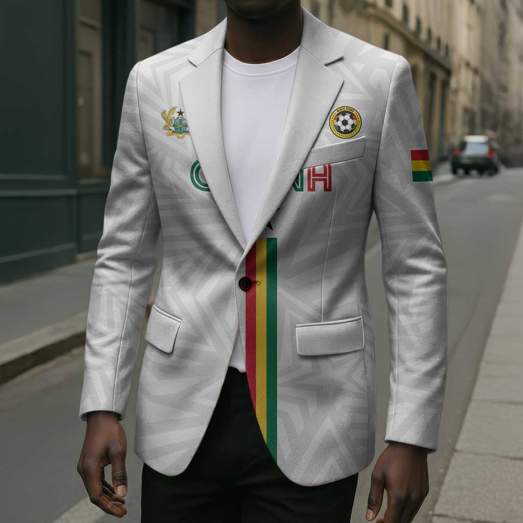 Custom Football 2026 Ghana Blazer Black Stars Go Glory