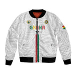 Custom Football 2026 Ghana Bomber Jacket Black Stars Go Glory