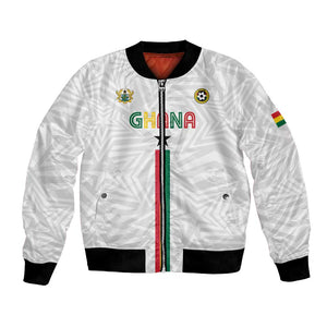 Custom Football 2026 Ghana Bomber Jacket Black Stars Go Glory
