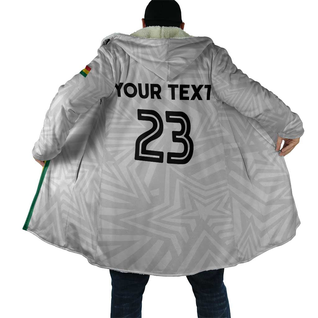 Custom Football 2026 Ghana Cloak Black Stars Go Glory