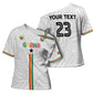 Custom Football 2026 Ghana Cross Shoulder Shirt Black Stars Go Glory