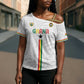 Custom Football 2026 Ghana Cross Shoulder Shirt Black Stars Go Glory