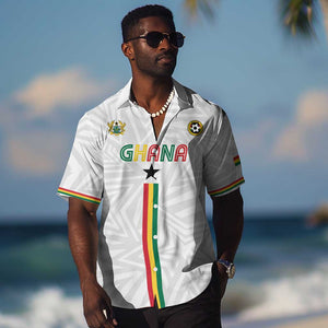 Custom Football 2026 Ghana Hawaiian Shirt Black Stars Go Glory
