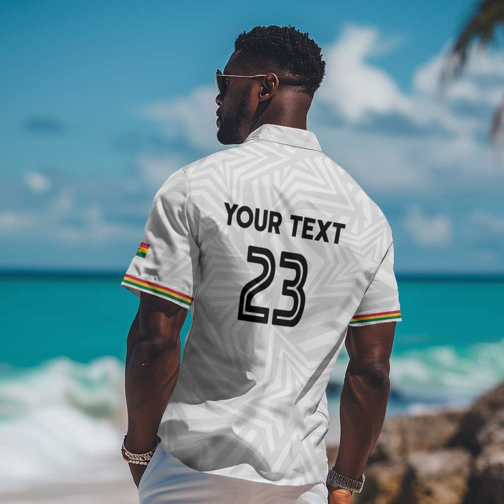Custom Football 2026 Ghana Hawaiian Shirt Black Stars Go Glory