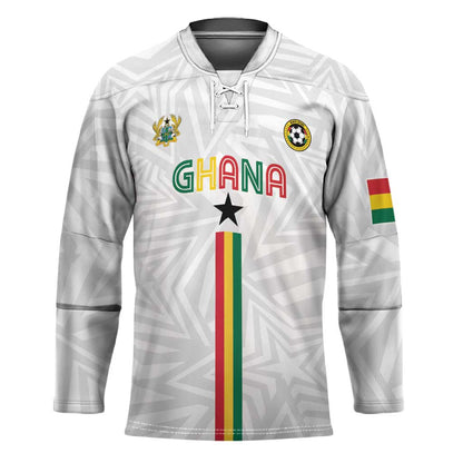 Custom Football 2026 Ghana Hockey Jersey Black Stars Go Glory