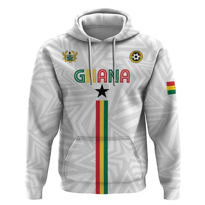 Custom Football 2026 Ghana Hoodie Black Stars Go Glory