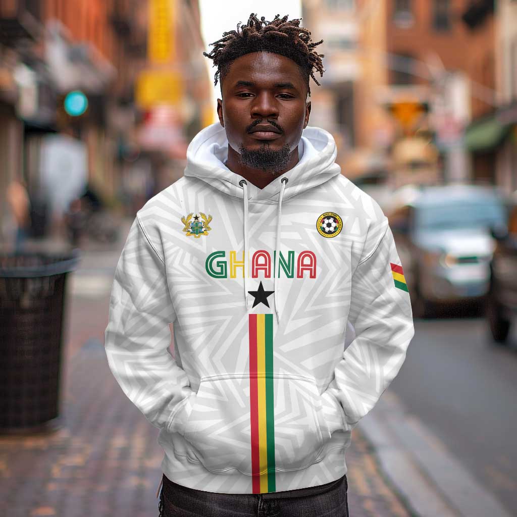 Custom Football 2026 Ghana Hoodie Black Stars Go Glory