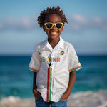 Custom Football 2026 Ghana Kid Hawaiian Shirt Black Stars Go Glory